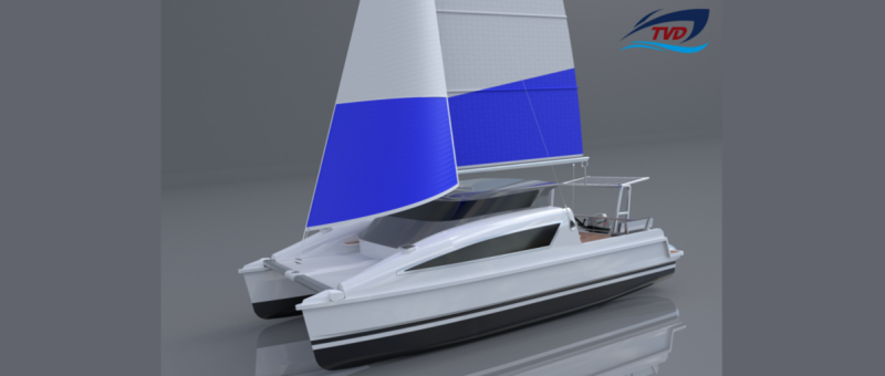 Small sailboat TVD25C