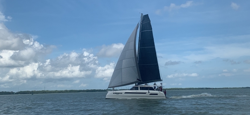 Sailboat exported to the US TVD-1350SY