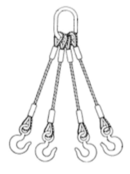 WS11 Wire rope sling