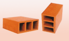 3-hole heat-resistant brick