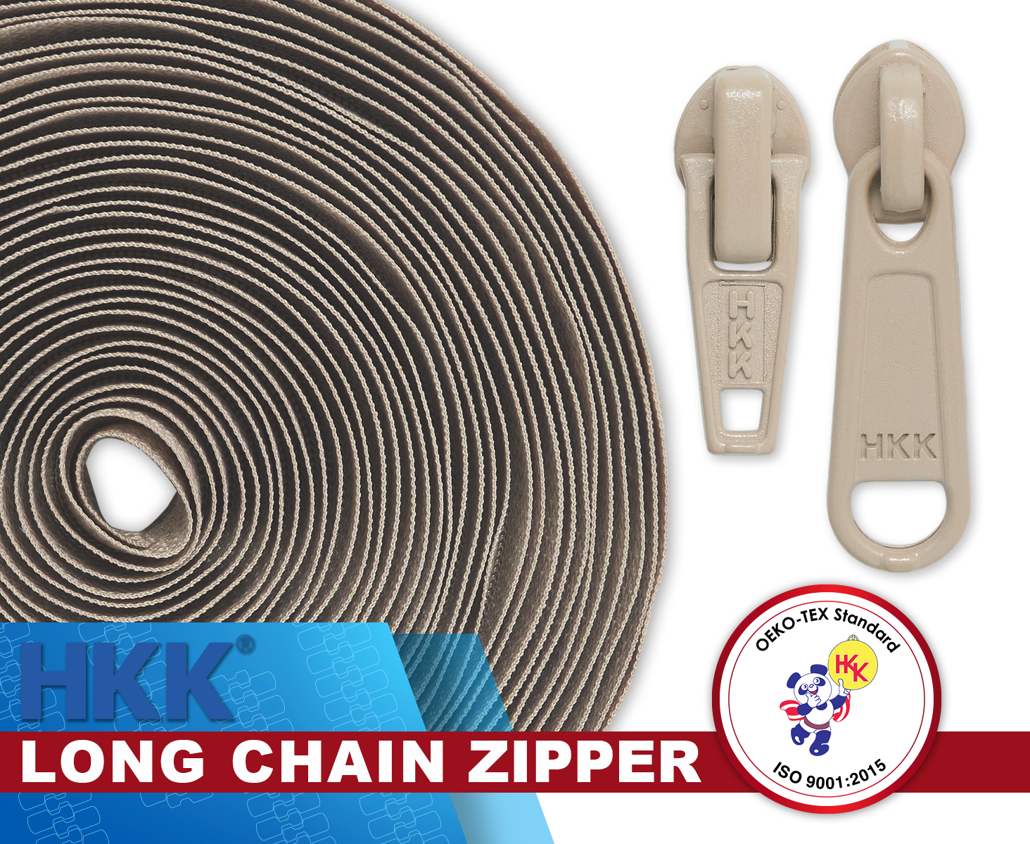 Nylon zippers
