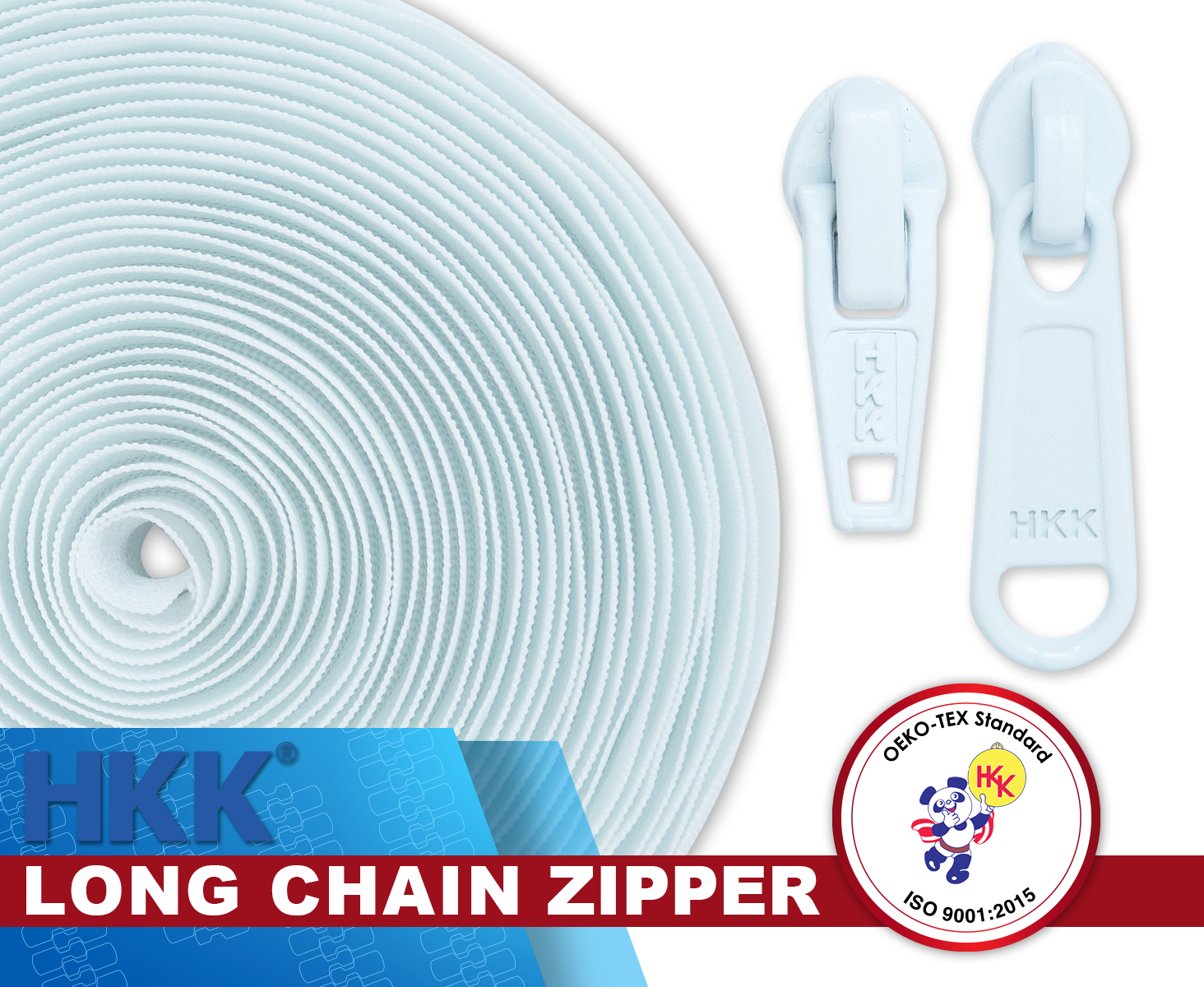 Nylon zippers