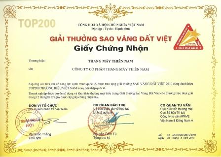 Sao Vang Dat Viet Award 2010