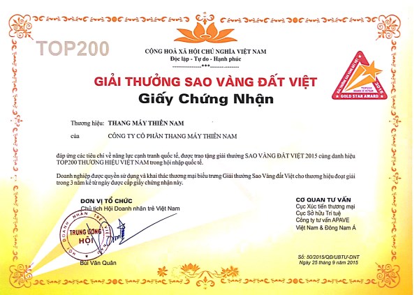 Sao Vang Dat Viet Award 2015
