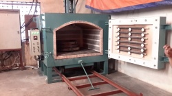 Trolley bottom copper furnace