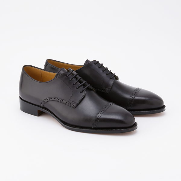 FDM4101 - Black Quarter Brogue Derby shoes