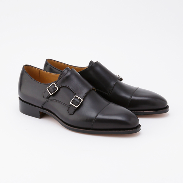 FDM4103 - Black Double Monkstrap