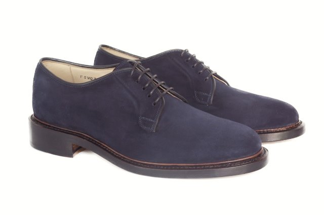 FSW035 - Plain Toe Blucher Navy