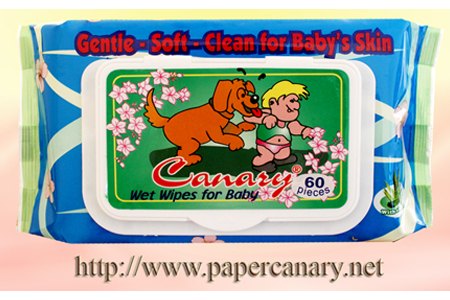Childen wet tissue