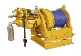Pneumatic air winch