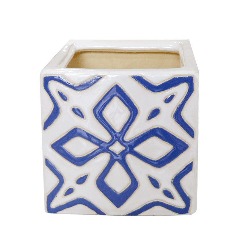 Brown clay ceramic pot
