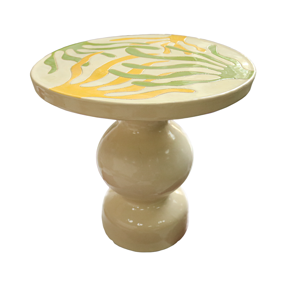 Ceramic side table