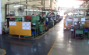 Welding section