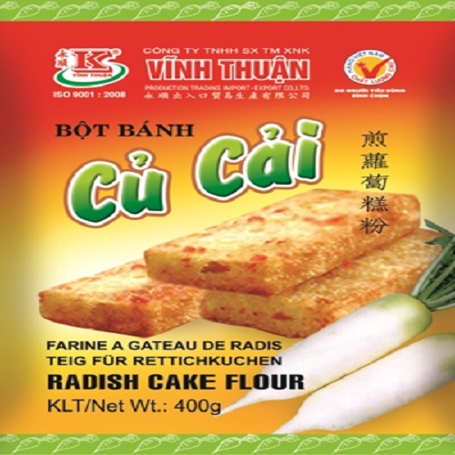 Radish pie flour