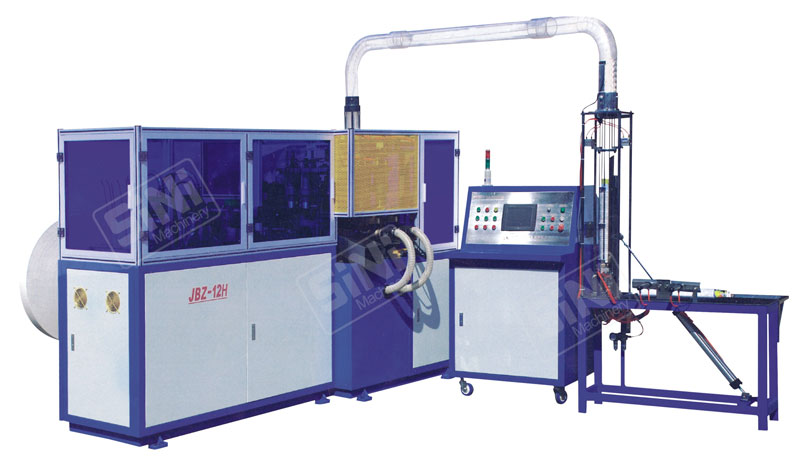 Paper cup forming machine