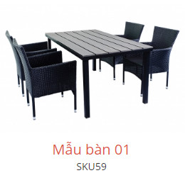 Table and chair
