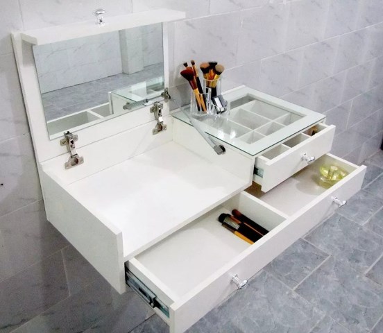 Makeup table