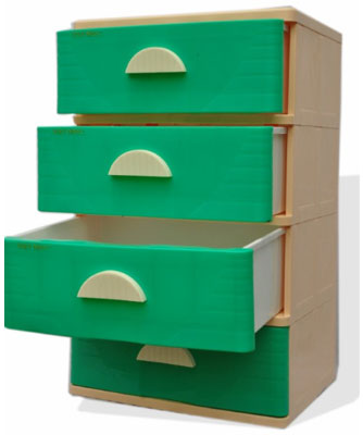 Plastic wardrobe