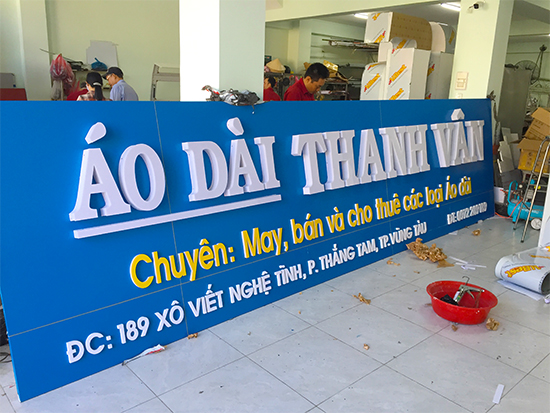 Aluminium sign board