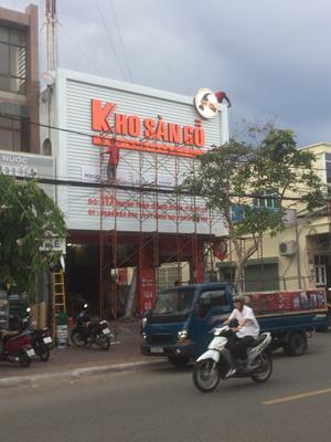 Advertising sign at Vung Tau