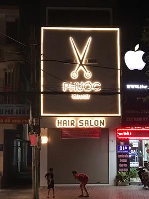 Advertising sign at Vung Tau