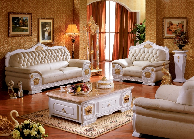 Premium leather sofa