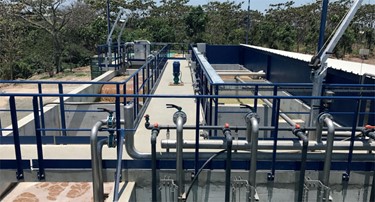 Flour wastewater treatment