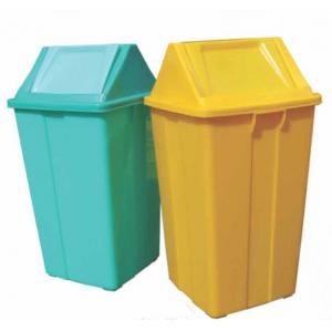 Plastic waste bin