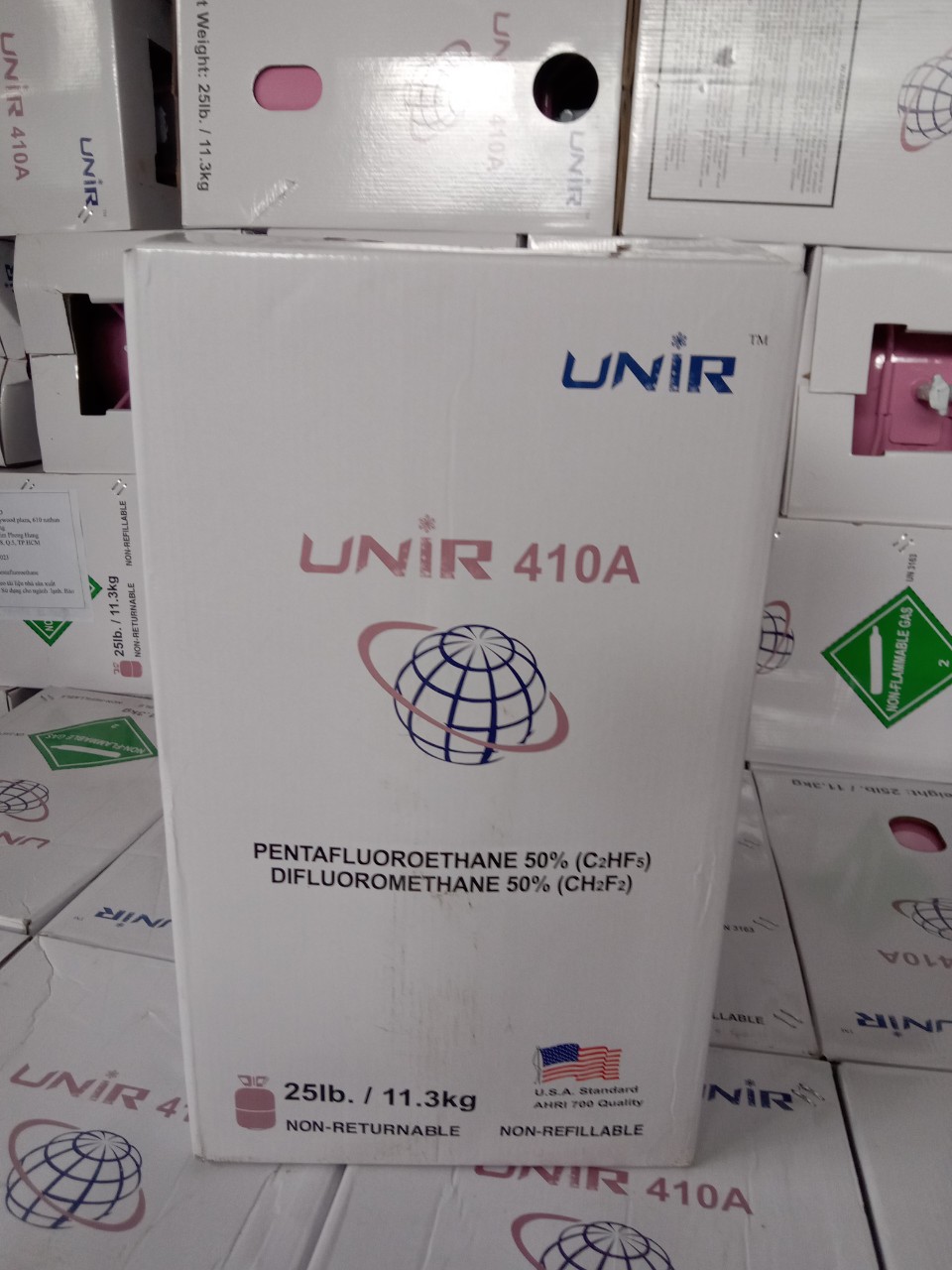 Refrigerant gas R410