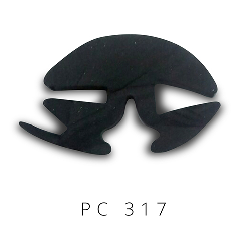 Rubber gaskets for automobile windshield