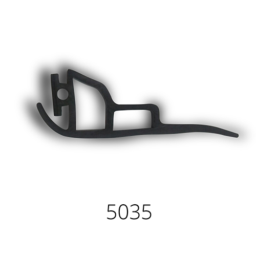 Roll rubber gaskets for automobile door