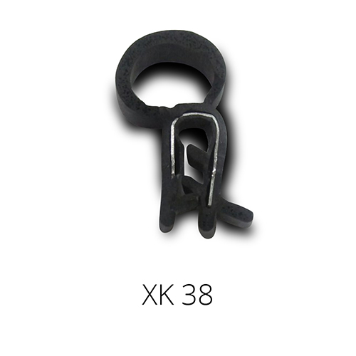 Zinc coated rubber gasket