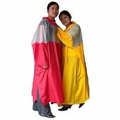 Bat-wing raincoat