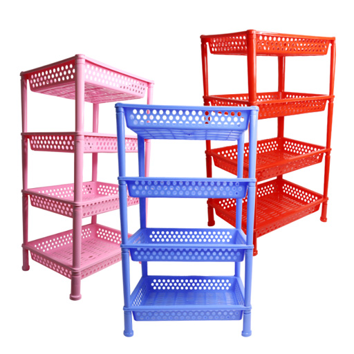 Small 4-tier cup shelf