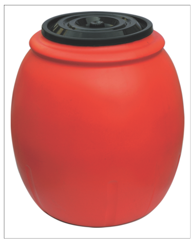 140L plastic drum with lid