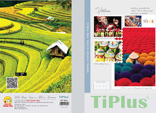 Tiplus glued pupil notebook