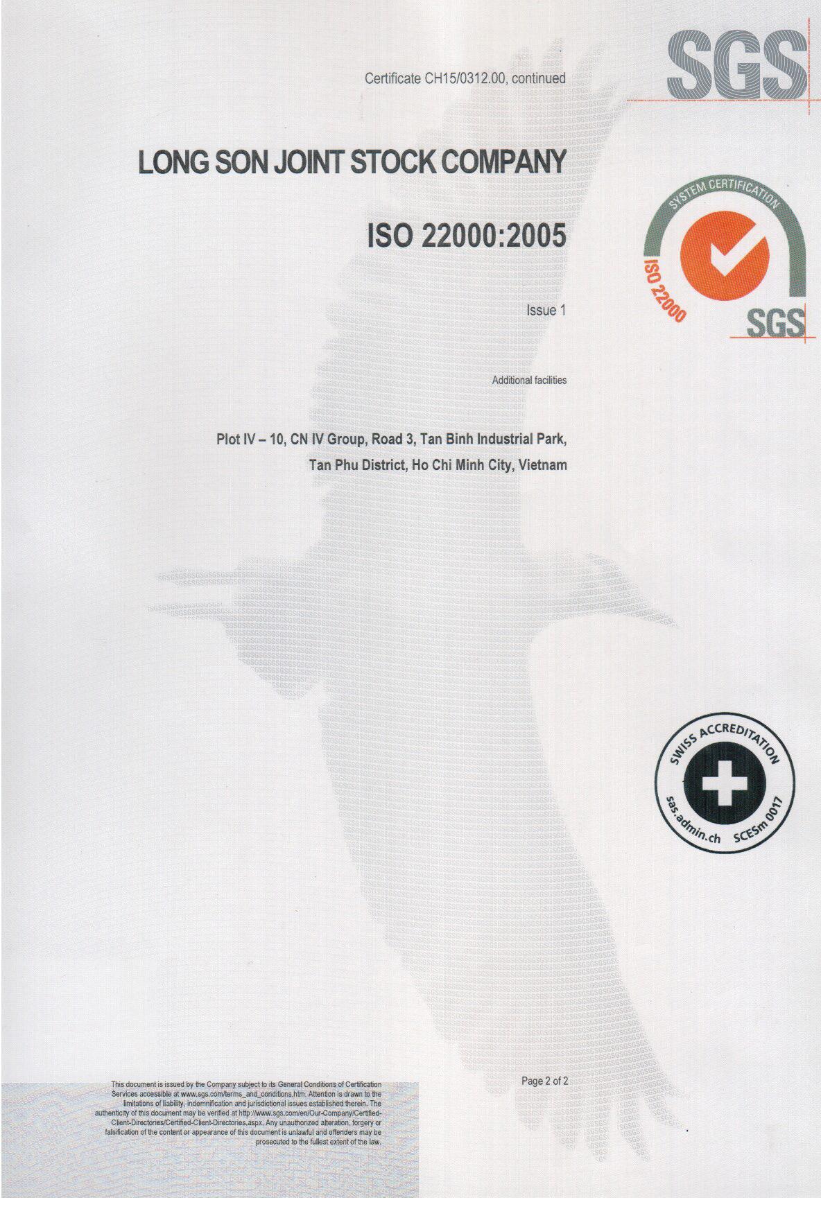 ISO 22000-2005
