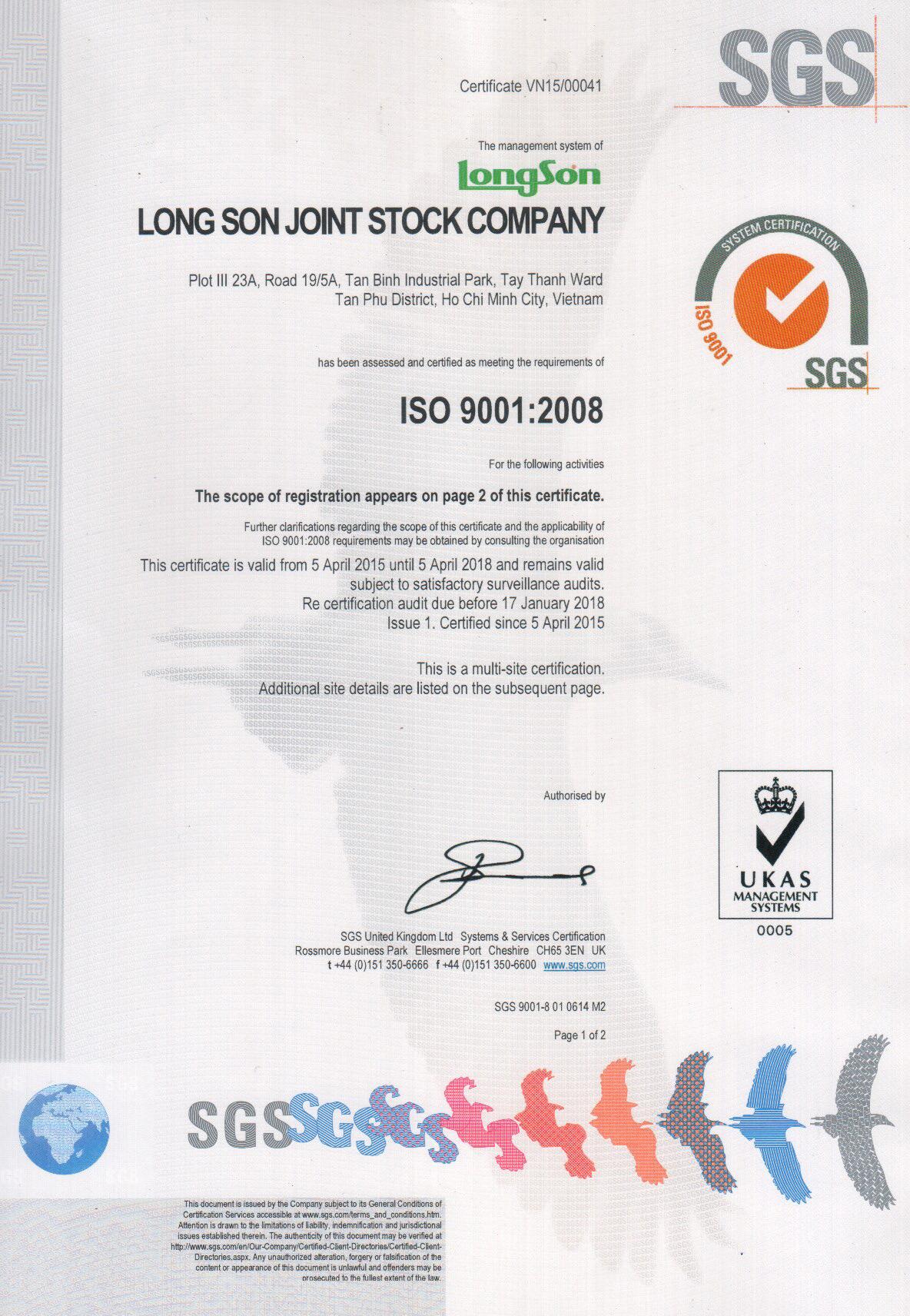 ISO 9001-2008