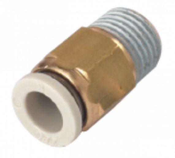 Pneumatic connector - vertical shaft