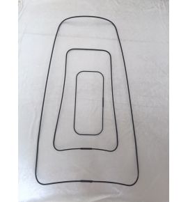 Suitcase frame springs
