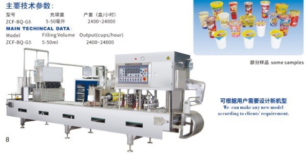 Packaging and filling machinery