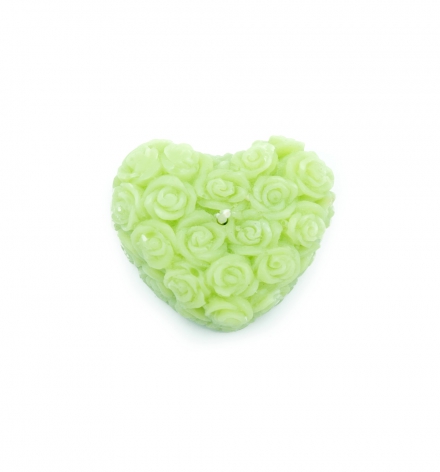 Heart shape dÐcor candle