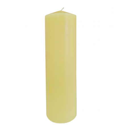 Unscented pressing pillar candle