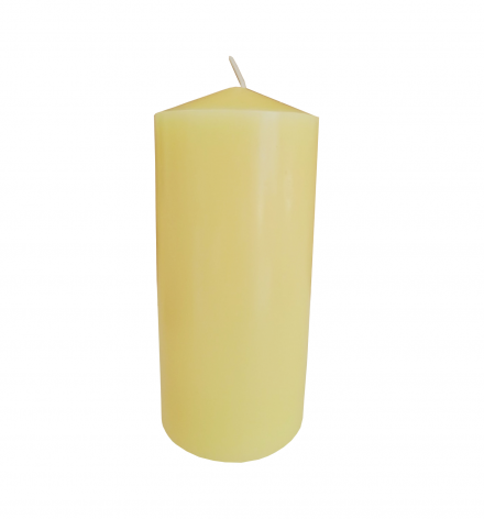 Unscented pressing pillar candle