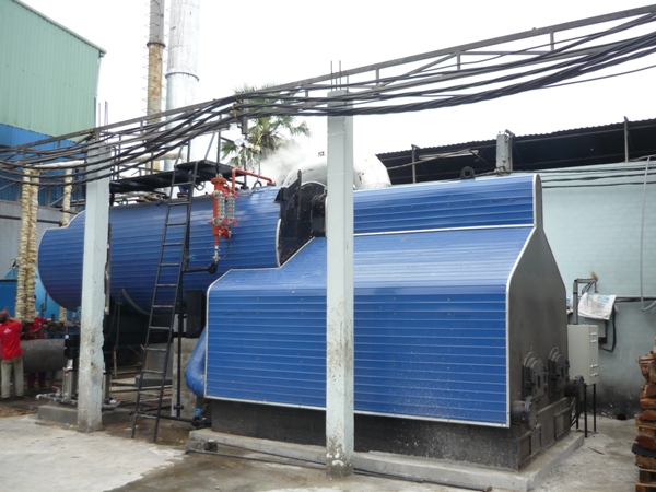 Horizontal Coal and Wood Fired Boiler