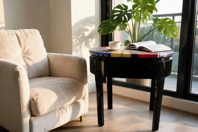Lacquer decorative table