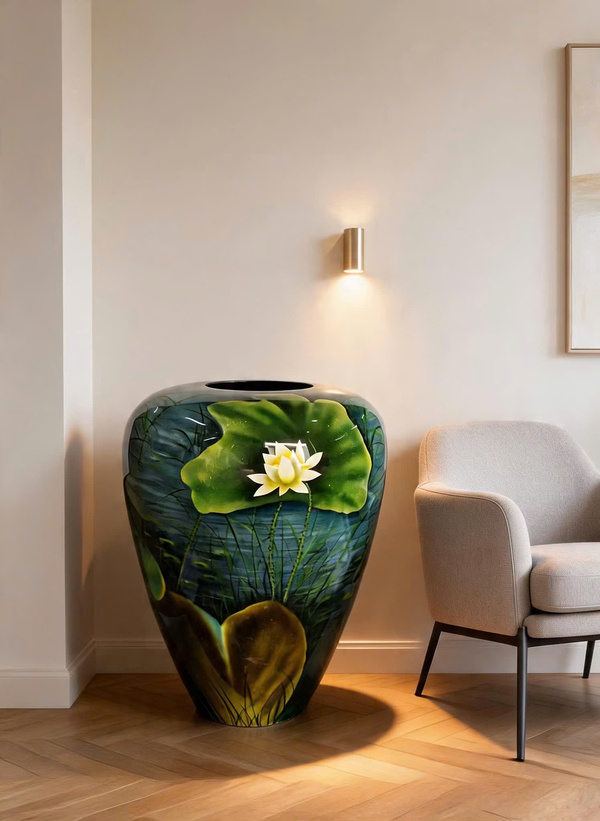 Lacquer vase