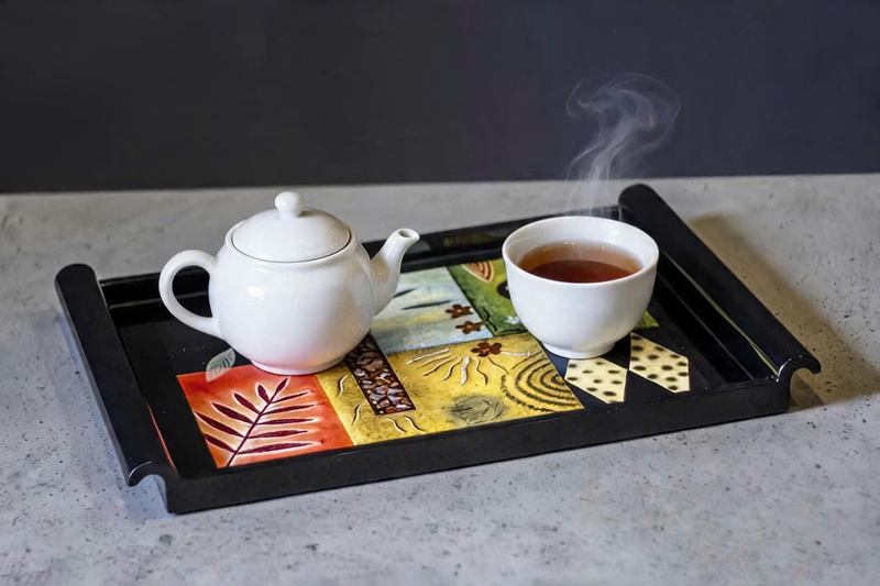 Lacquer tea tray