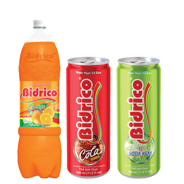 Bidrico carbonated soft drink