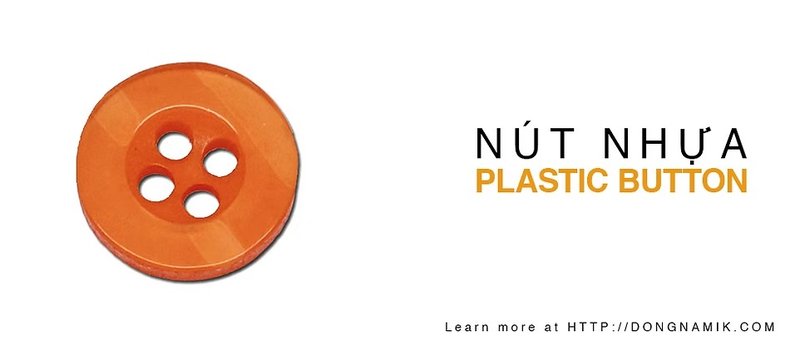 Plastic button